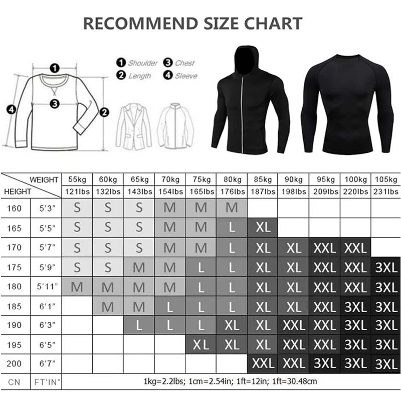 Men's Running Sets Quick-drying Breathable Stretch Sweatpants winter Gym Compression men Jogging Fitness training Sports Suits