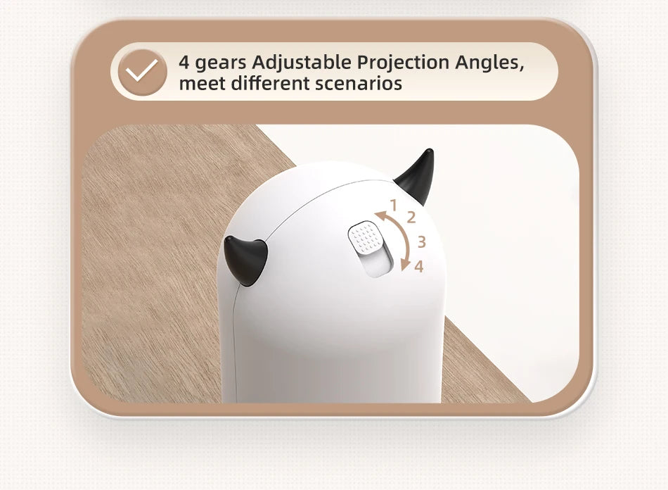 ROJECO Automatic Cat Toys Interactive Smart Teasing