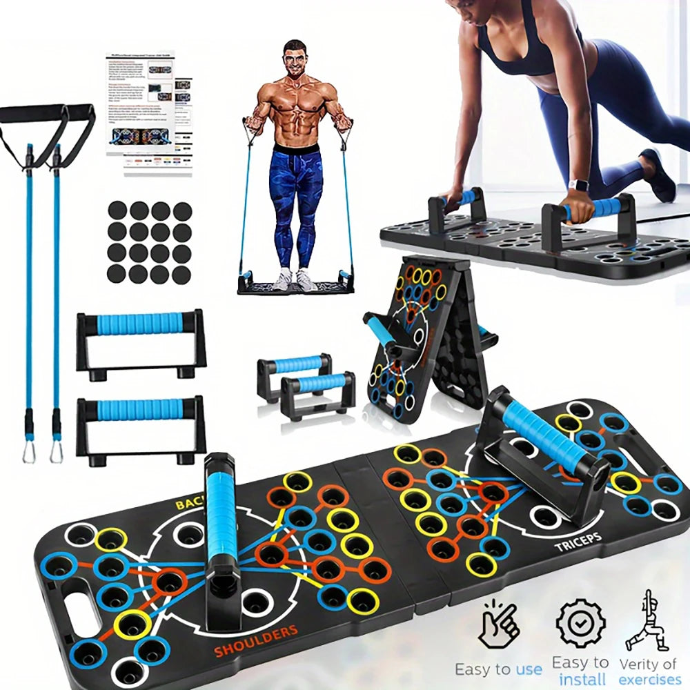 Push Up Support Board, Multifunctional Exercise Chest and Abdominal Muscles, Household Men's and Women's Training Board Fitness