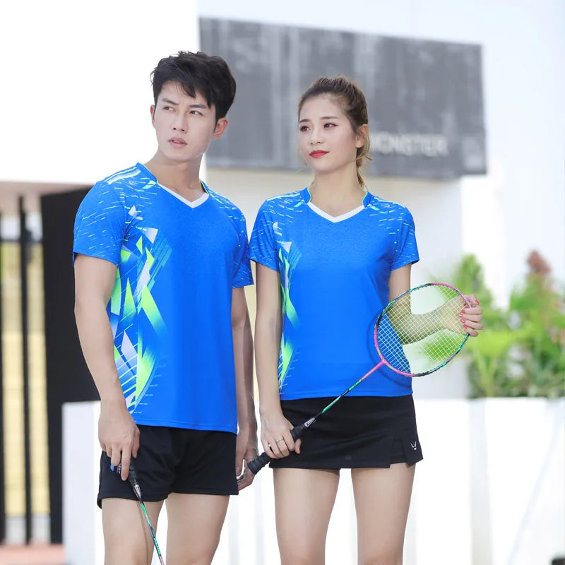 sport shorts jersey sport clothing sportswear badminton clothing for men short sleeve t-shirts