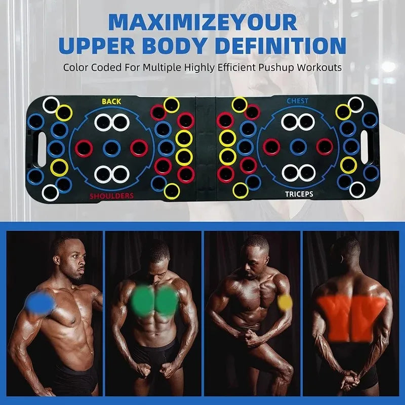 Push Up Support Board, Multifunctional Exercise Chest and Abdominal Muscles, Household Men's and Women's Training Board Fitness