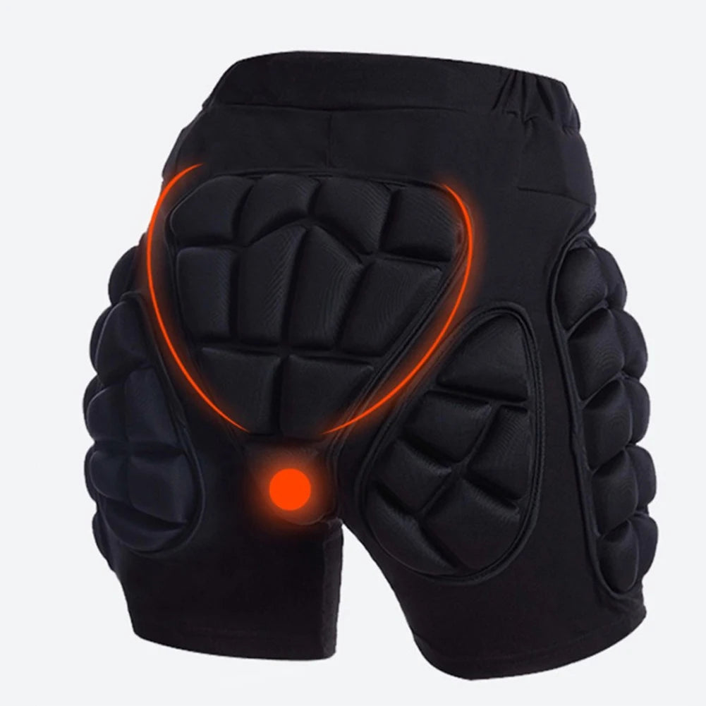 3D Ski Hip Protector Pants Breathable Winter Snowboarding Impact Shorts EVA Ski Ice Skating Roller Snowboard Gear Motor Shorts