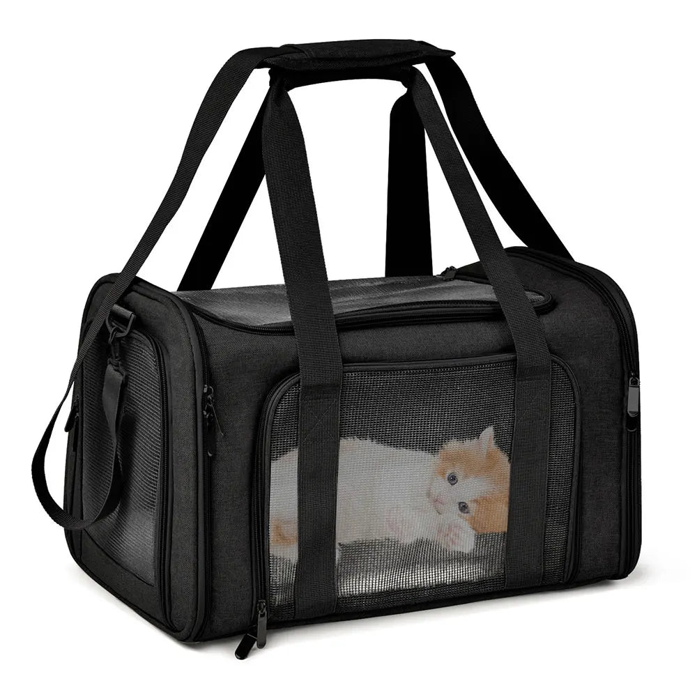 Dog Carrier Bag Soft Side Backpack Cat Pet Carriers Dog