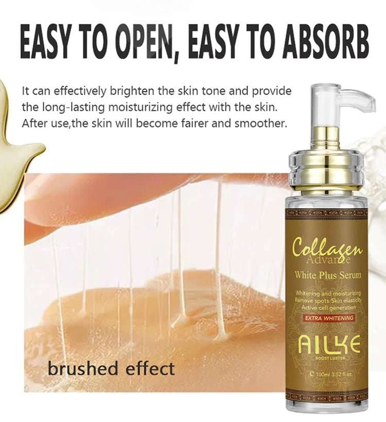 AILKE Skin Whitening Face Serum, Reduce Spots,