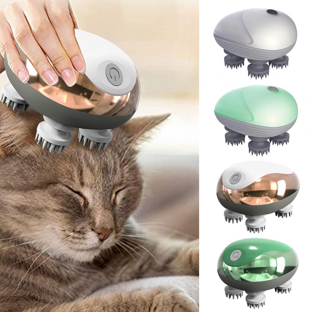 Cat Massager Waterproof Soft Head Comfortable