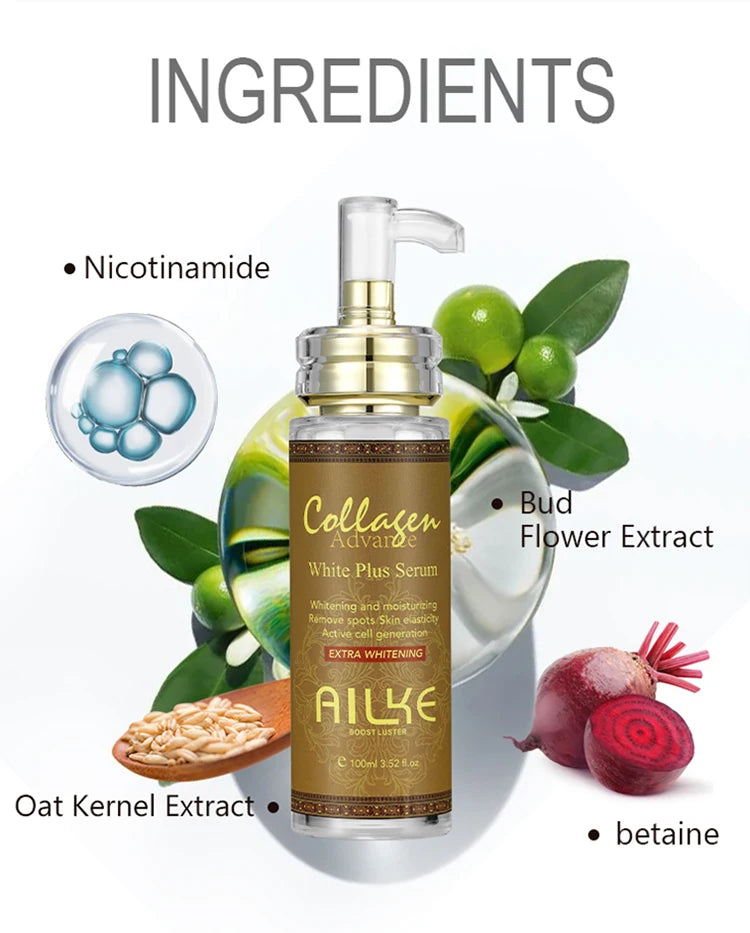 AILKE Skin Whitening Face Serum, Reduce Spots,