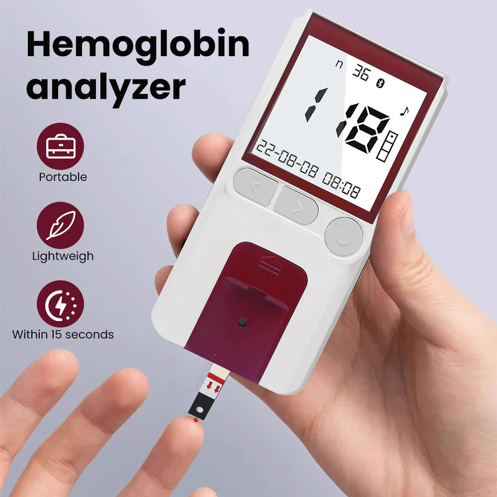 Rapid Hemoglobin Test Meter/Strip Accessories Home Health Care Nurse Health Equipment