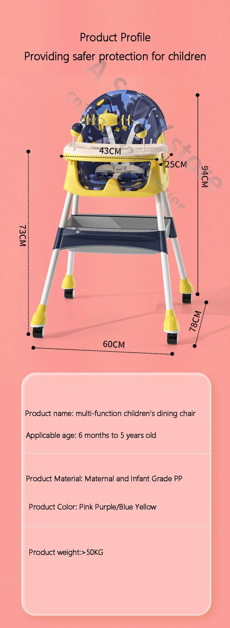 Baby dining chair/children's multi-functional