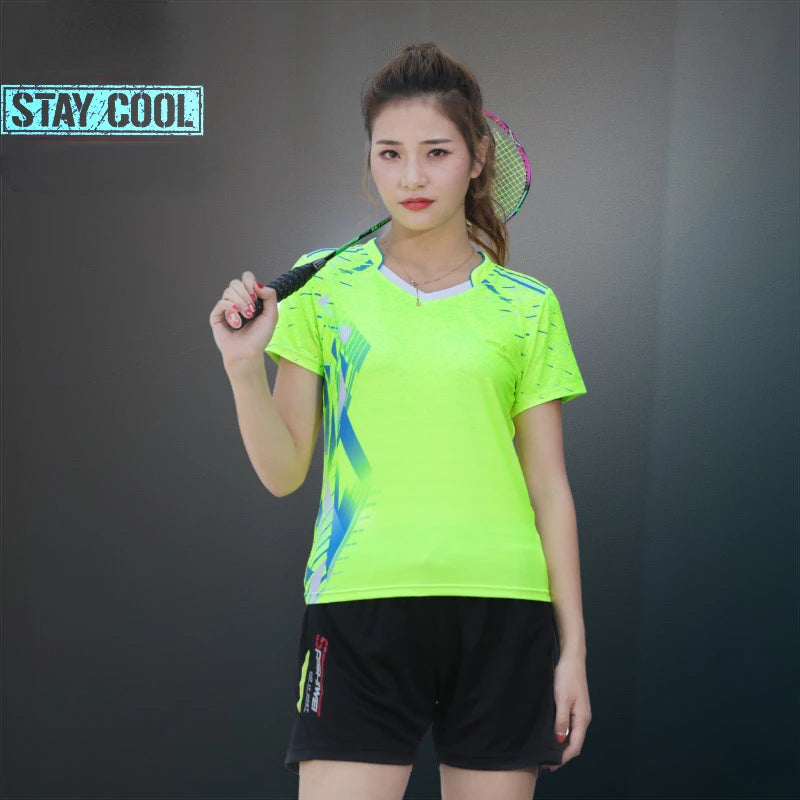 sport shorts jersey sport clothing sportswear badminton clothing for men short sleeve t-shirts