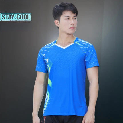 sport shorts jersey sport clothing sportswear badminton clothing for men short sleeve t-shirts