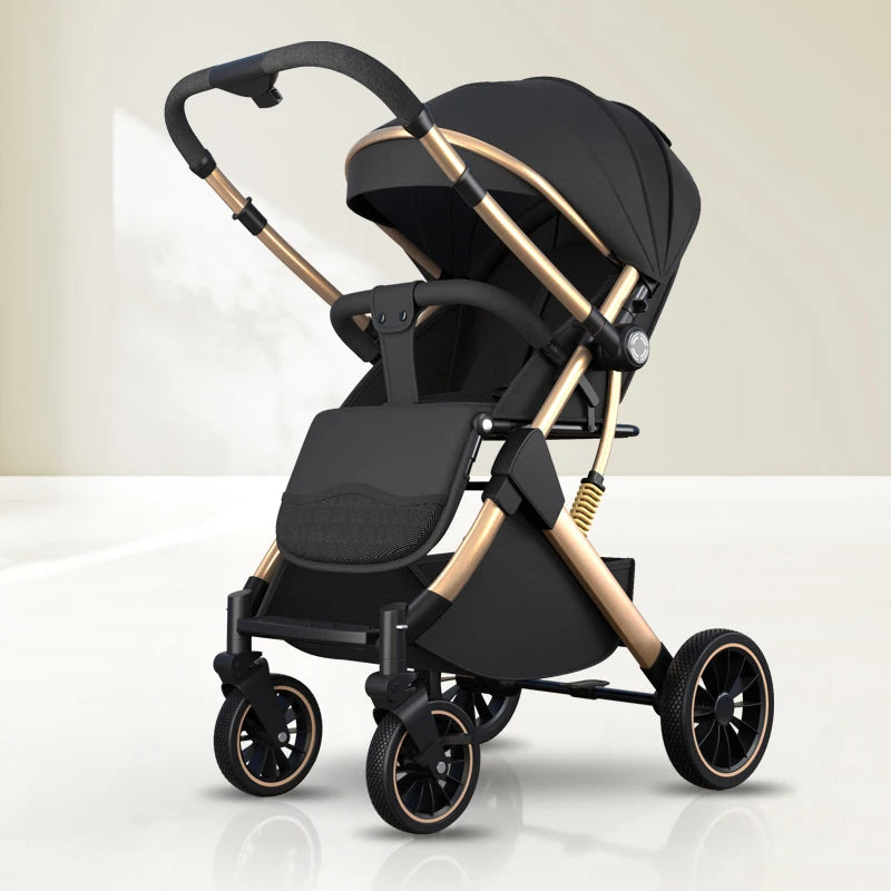 Two-way Lightweight baby stroller can sit