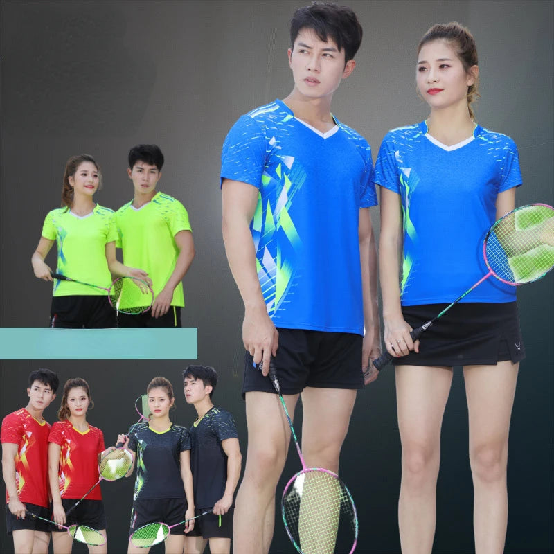 sport shorts jersey sport clothing sportswear badminton clothing for men short sleeve t-shirts